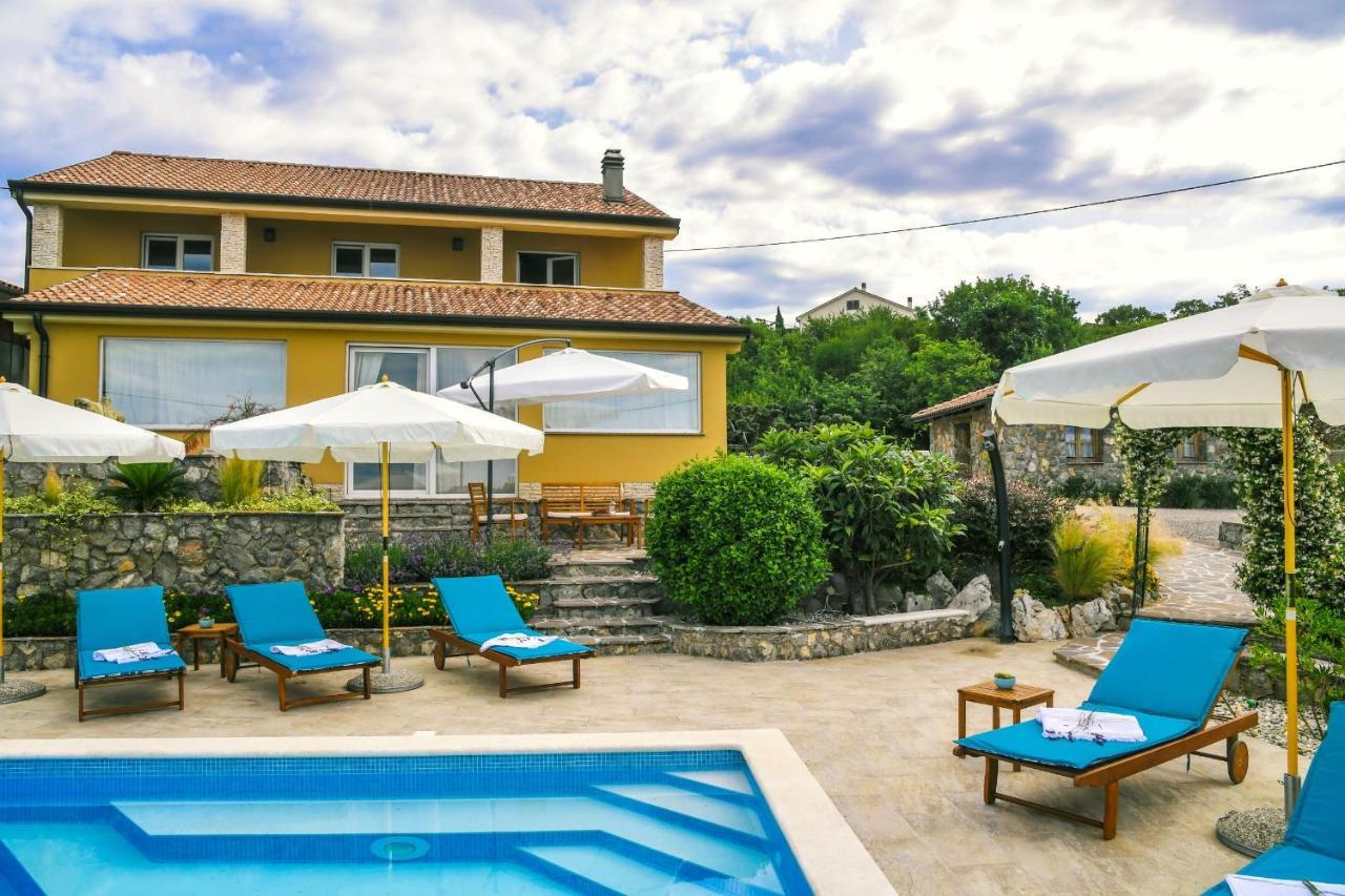 *****Pool House With Beautiful Seaview,Big Garden And Old Tavern***** 里耶卡 外观 照片