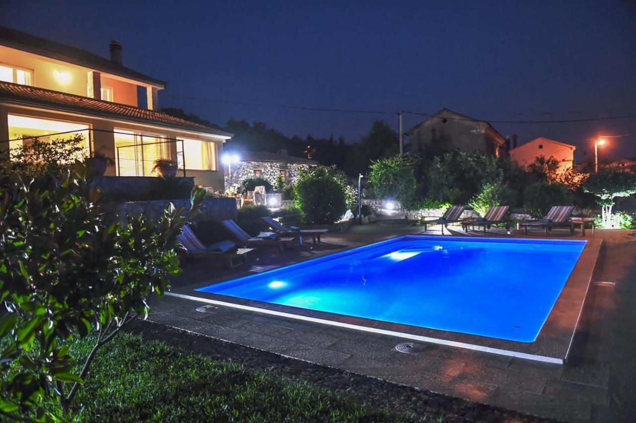 *****Pool House With Beautiful Seaview,Big Garden And Old Tavern***** 里耶卡 外观 照片